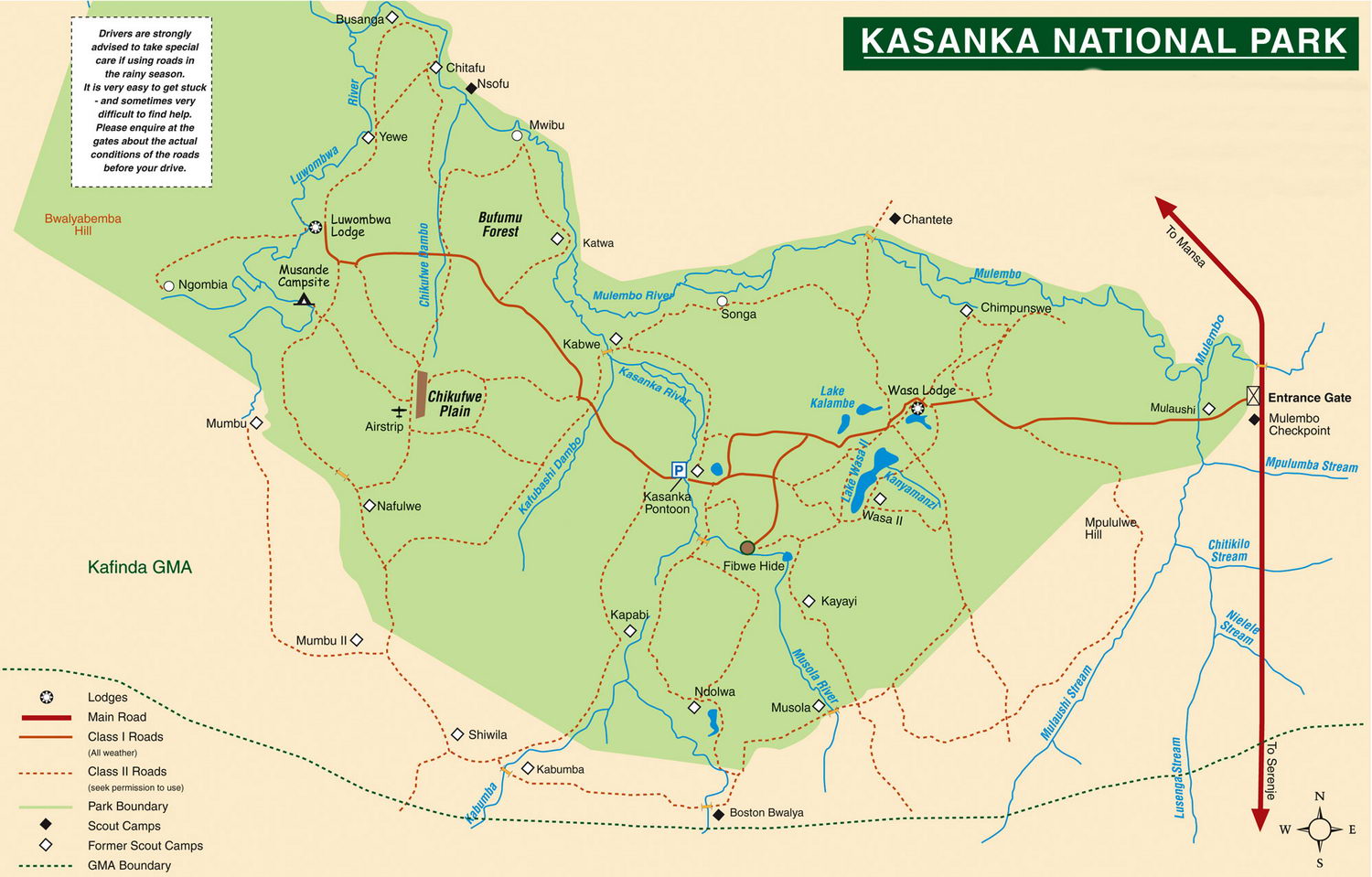 Parc national de Kasanka, Zambie