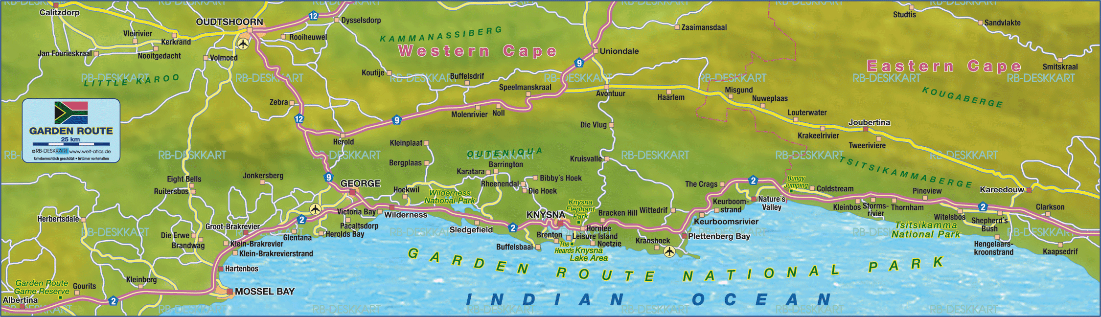 La "Garden Route", Afrique du Sud