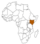 Carte du Kenya