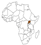 Carte d'Ouganda